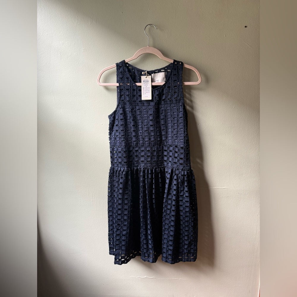 Vero Moda Navy Cutout NWT Sleeveless Summer Dress Size Medium